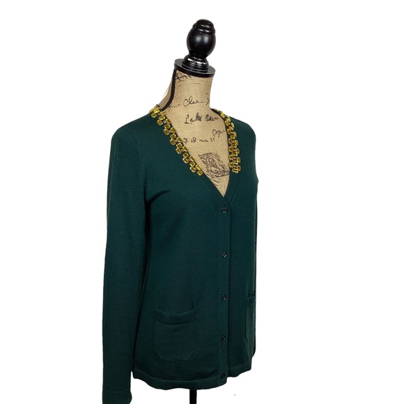 Kate Spade Jeweled Eryn Cardigan NWT - Picture 2 of 9